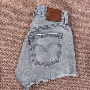 Levi's Classic Light Blue Denim Shorts